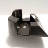 Brown Glazed Ceramic Trinket Bowl or Sculpture, Italy