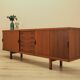 Teak sideboard with sliding doors, Denmark, 1960s