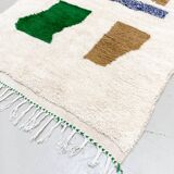 Tapis berbère marocain coloré Azilal 2,44x1,42m