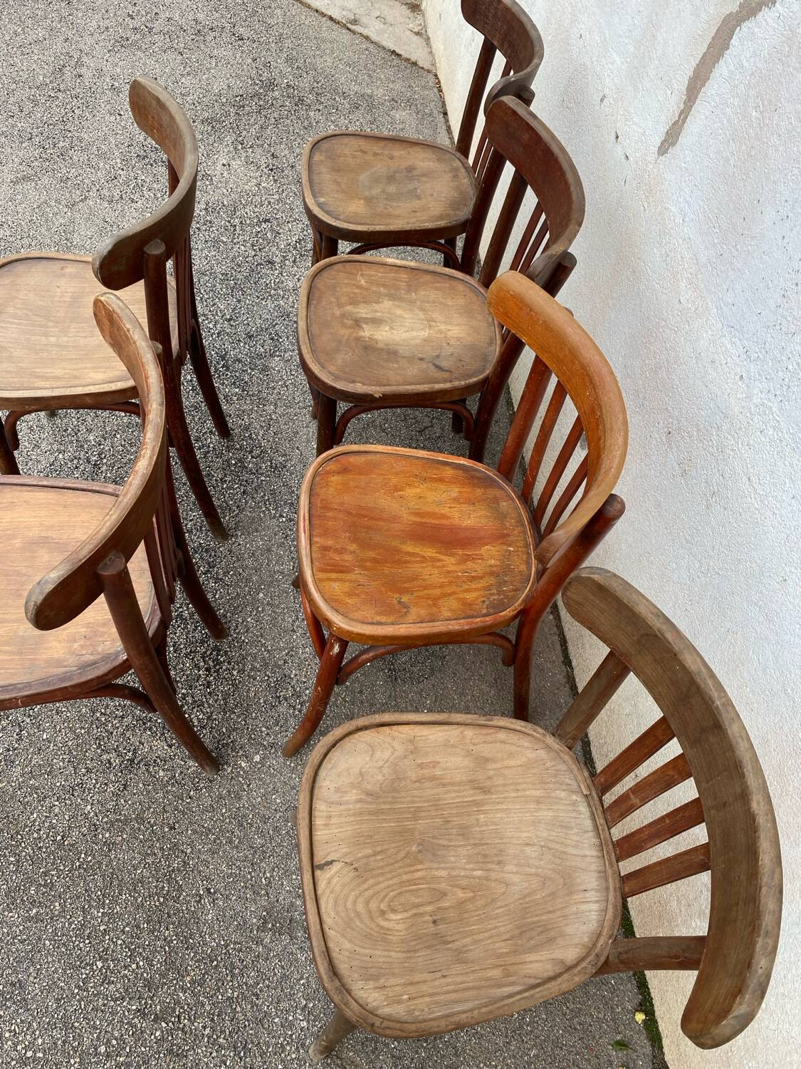 Set of 6 bistro chairs