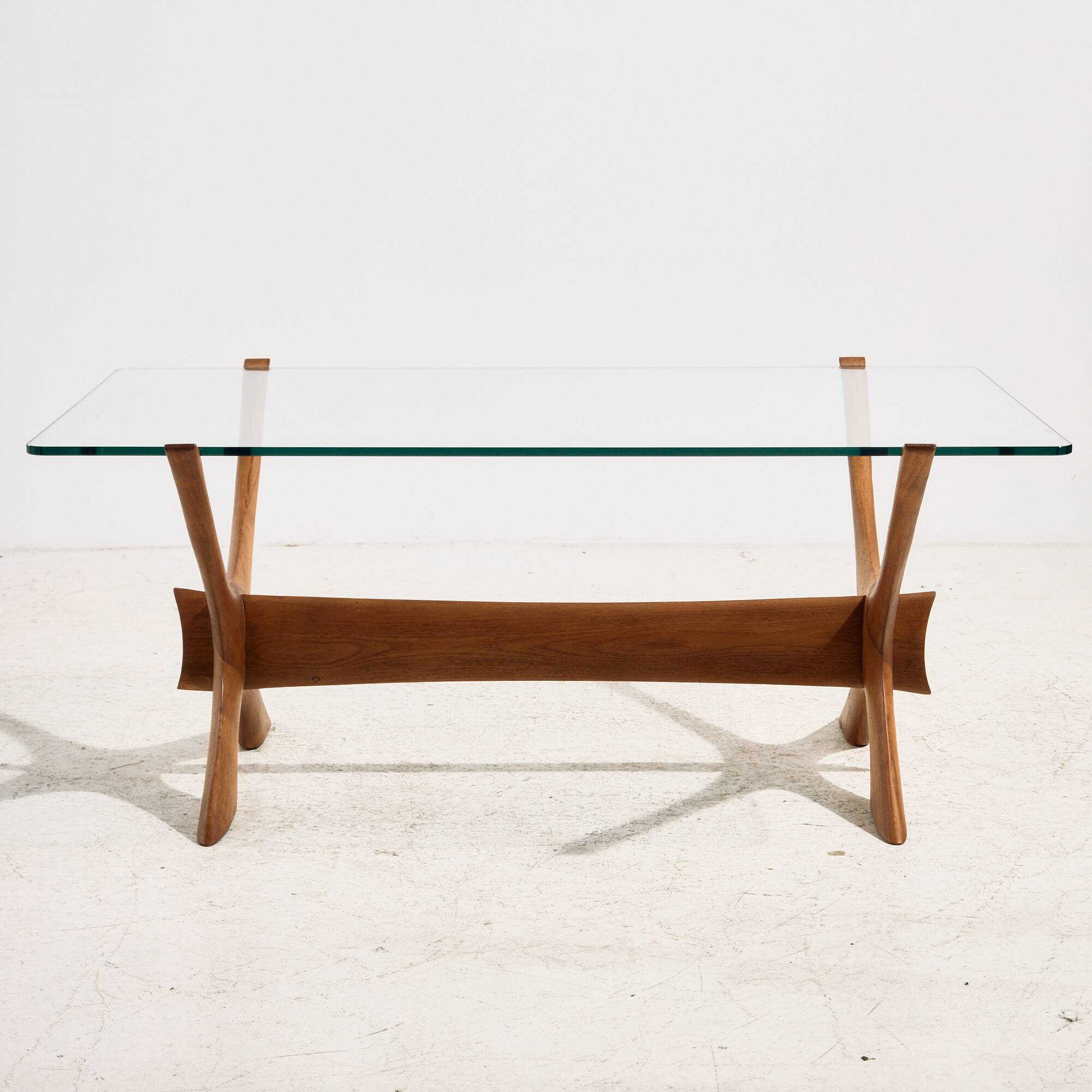 Table basse en teck Condor par Fredrik Schriever-Abeln pour Örebro Glas