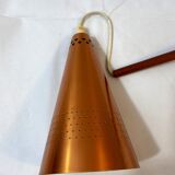 Teak and copper wall lamp Hans-Agne JAKOBSSON
