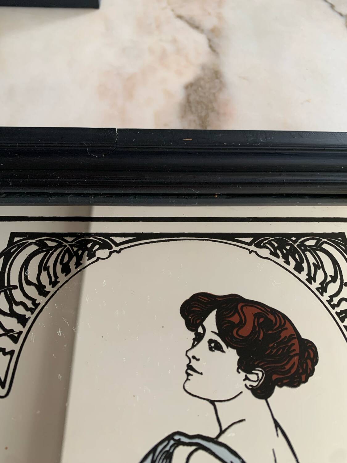 Alphonse Mucha mirrors - “The 4 seasons”