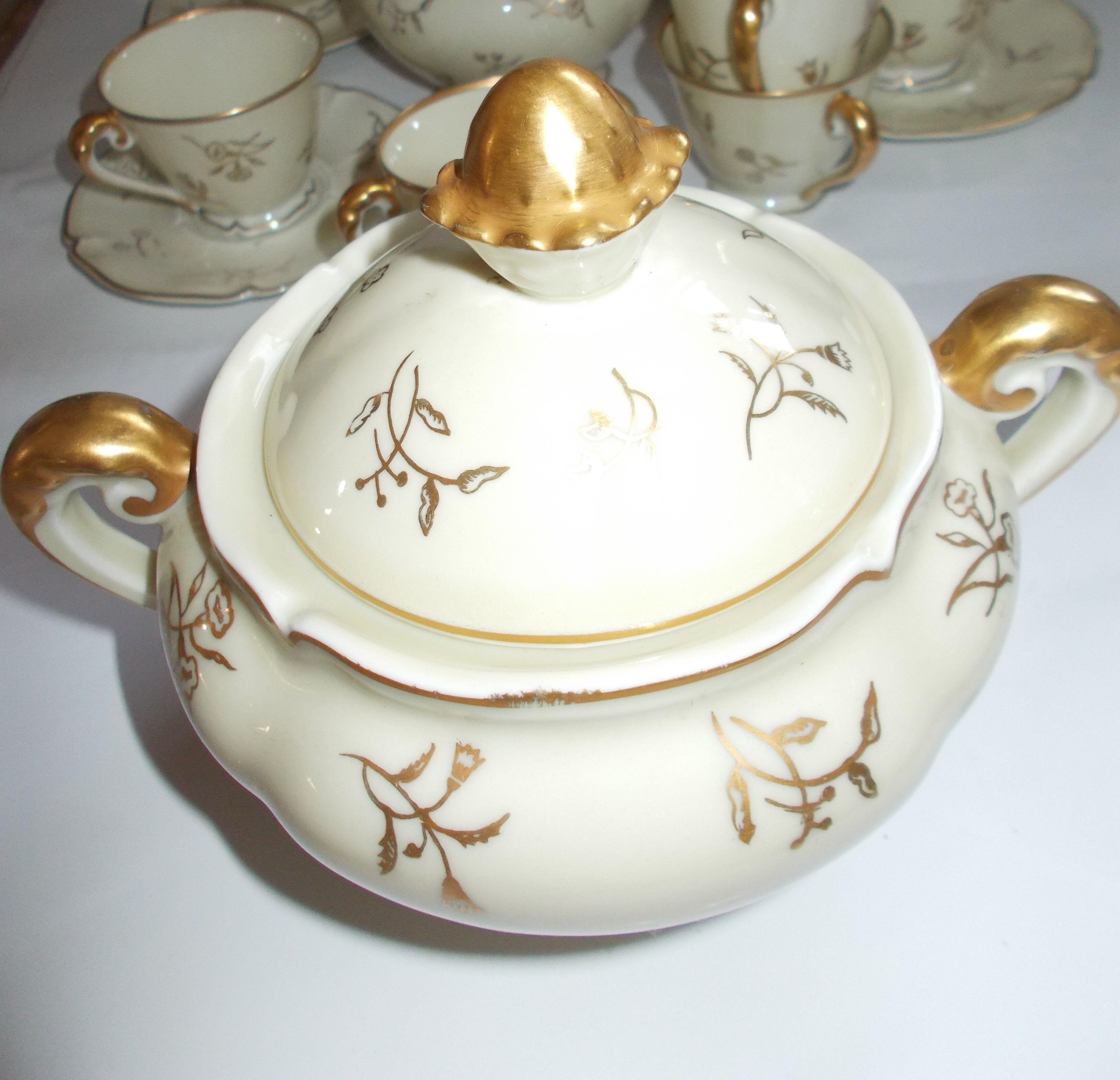 Service à café porcelaine de Limoges
