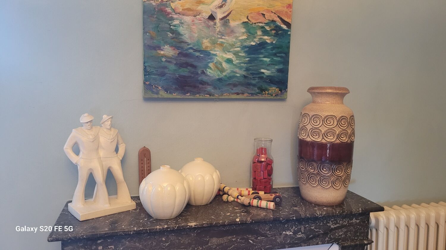 Large 60's Scheurich vase