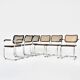Ensemble de 6 chaises de salle à manger style B32 par Marcel Breuer