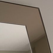 2 large bicolour mirrors Italy 1960 1970 Veca vintage bicolour