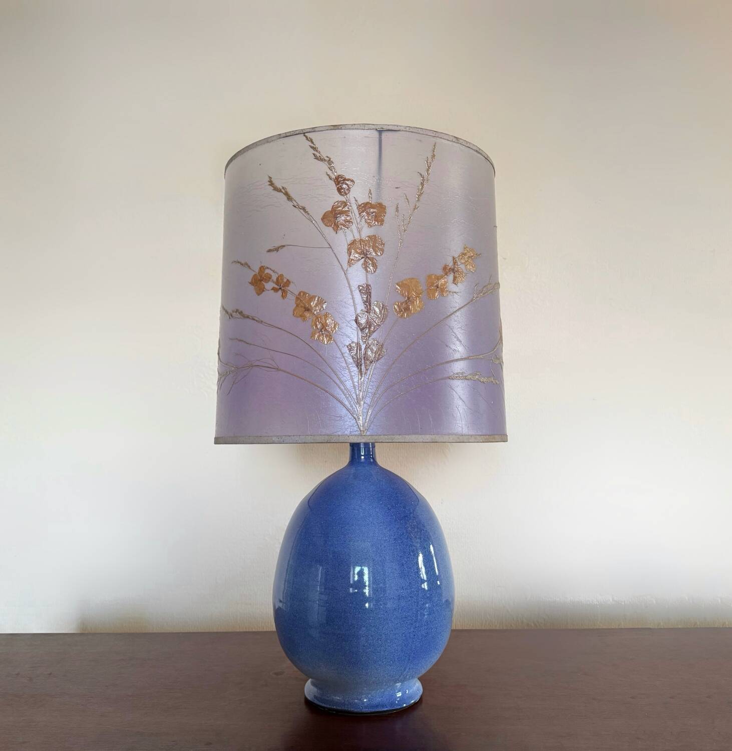 Ceramic lamp Les Cyclades Anduze 60s
