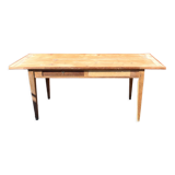 Table de ferme pied fuseau