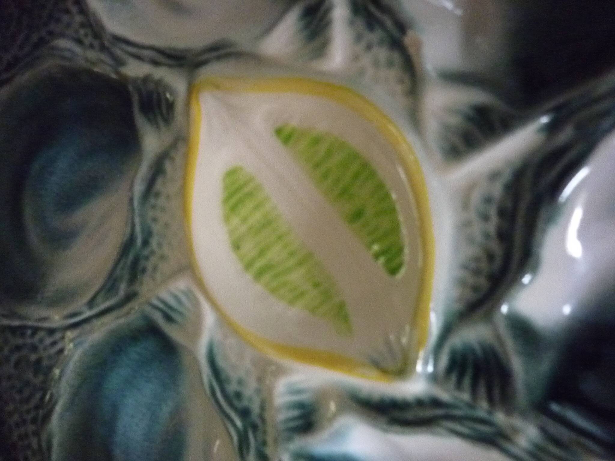 6 Saint Clément oyster plates 4589