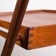Danish folding teak rolling table, Svend Aage Madsen/Illums Bolhigus.