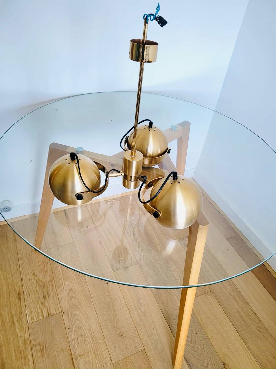 Vintage Goffredo Reggiani chandelier, 1970s