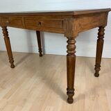 Farmhouse table louis Philippe style desk in oak