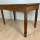 Table de ferme bureau style Louis Philippe en chêne