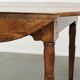 Table de ferme antique française ovale/ronde du 19ème siècle