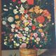 Print on canvas bouquet of flowers with a spiral 1964 braun et cie