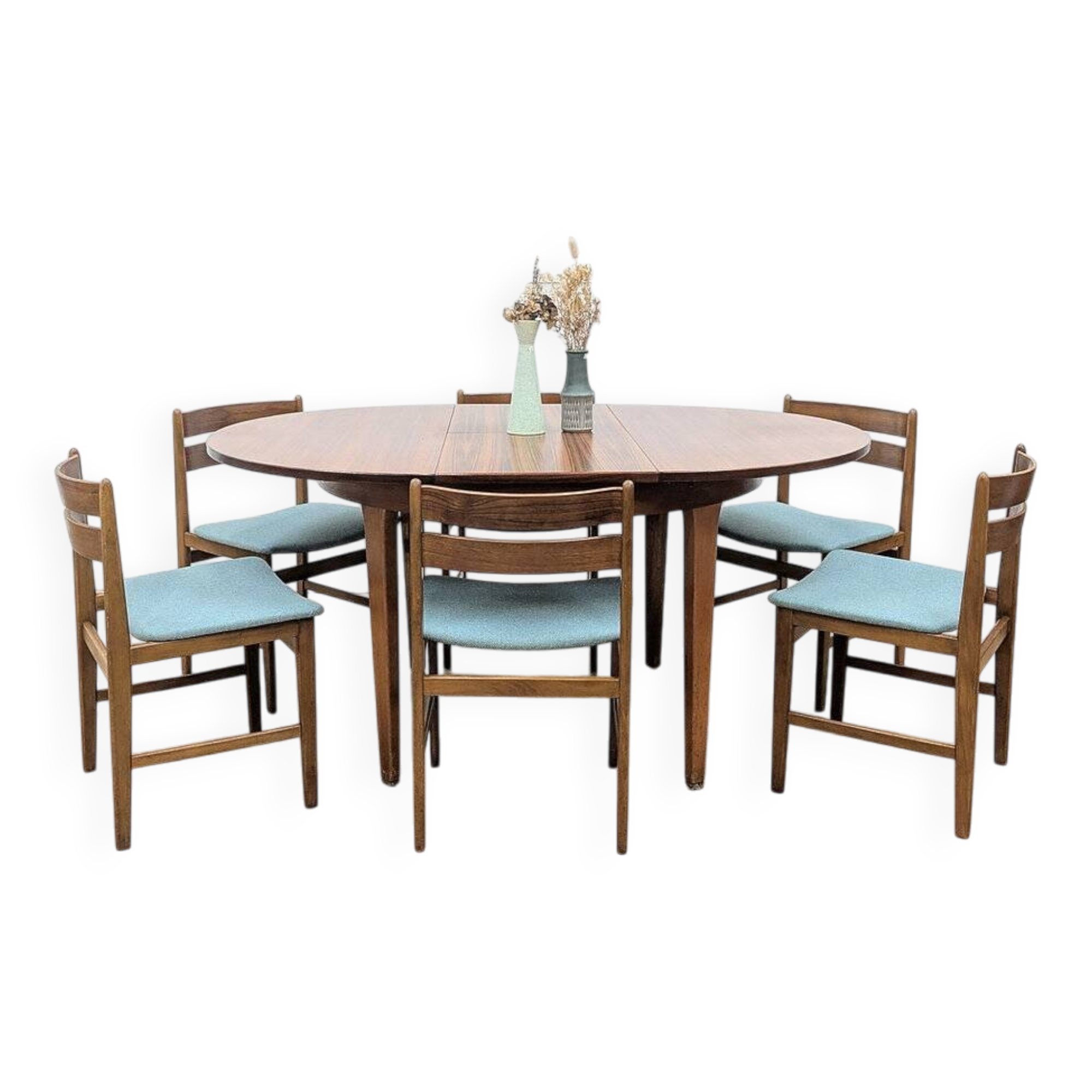 6 chaises vintage design scandinaves