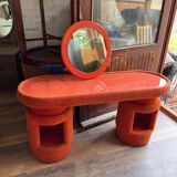 Dressing table with chairs from Kecskemét Furniture, 1975, set of 3