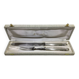 Christofle – silver metal crossed ribbon cutting service