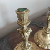 19th century bronze candlestick
