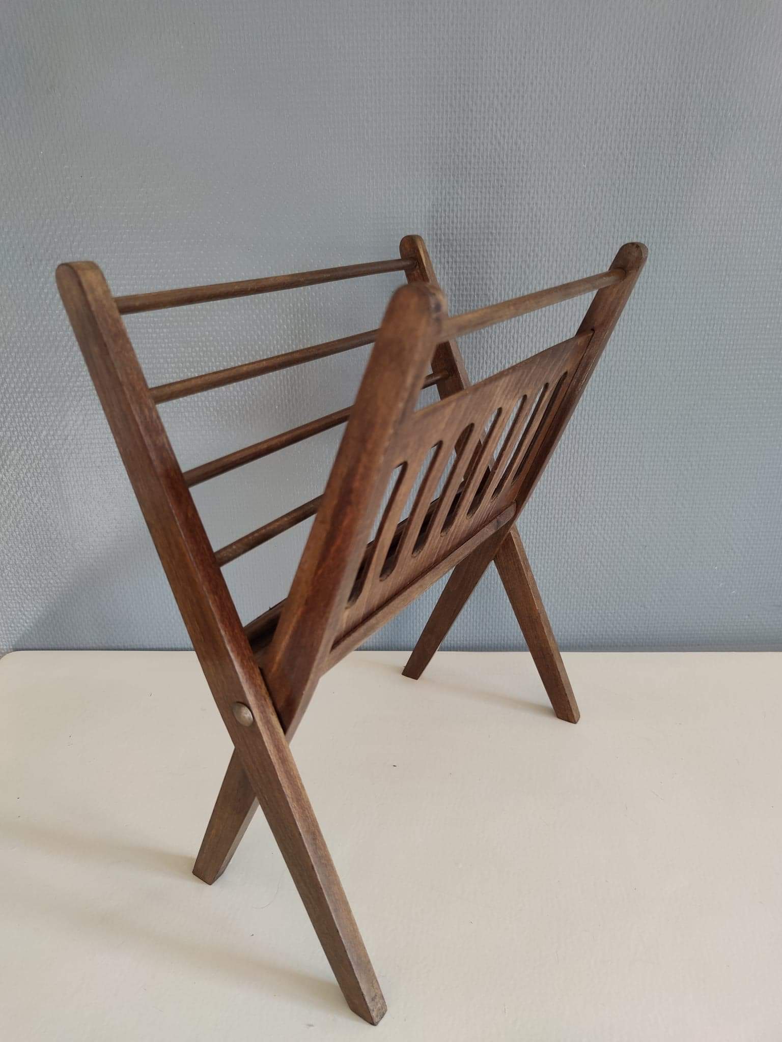 Braakman beech magazine holders from the 1970s