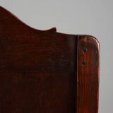 18th Century Liège Armchair in hand carved Oak, Belgium