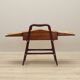 Walnut sewing table, Italian design, 1970s, production: Italy