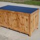 Restored antique pine desk, 9 drawers