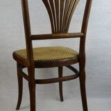 Pair of Thonet Art Deco palmette chairs. Model 221.