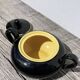 Villeroy & Boch Biarritz black and yellow ceramic sugar and candy dish