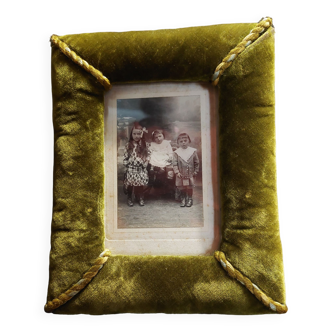 Old framed photo children frame Napoleon III