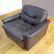 Modular vintage leather lounge from the 1970s/1980s