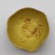 Ceramic bowl with rooster decoration signed