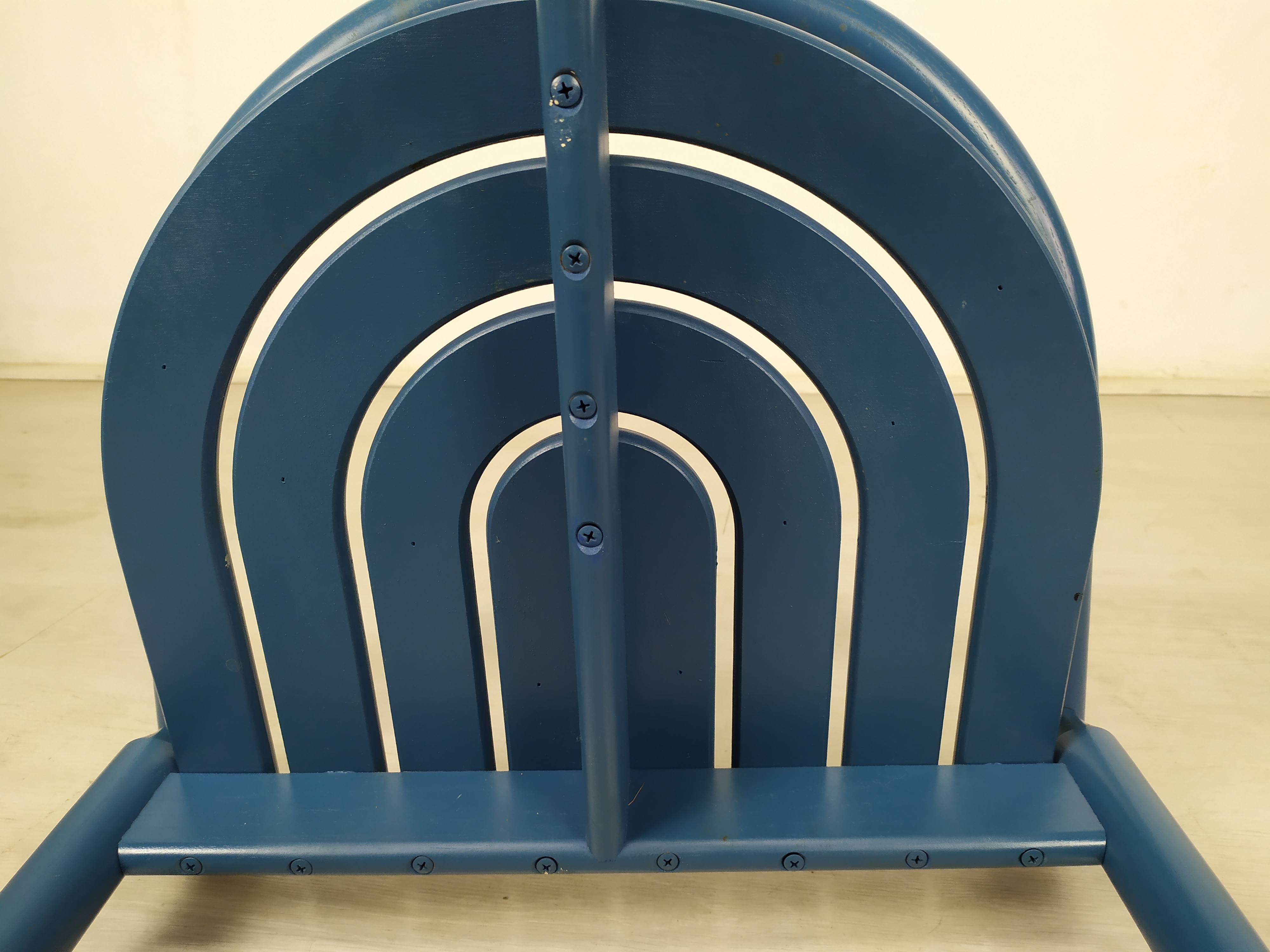 Vintage blue bar stools