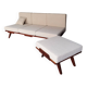 Jiràk sofa bed by tatra nabytok, czech vintage 1960s