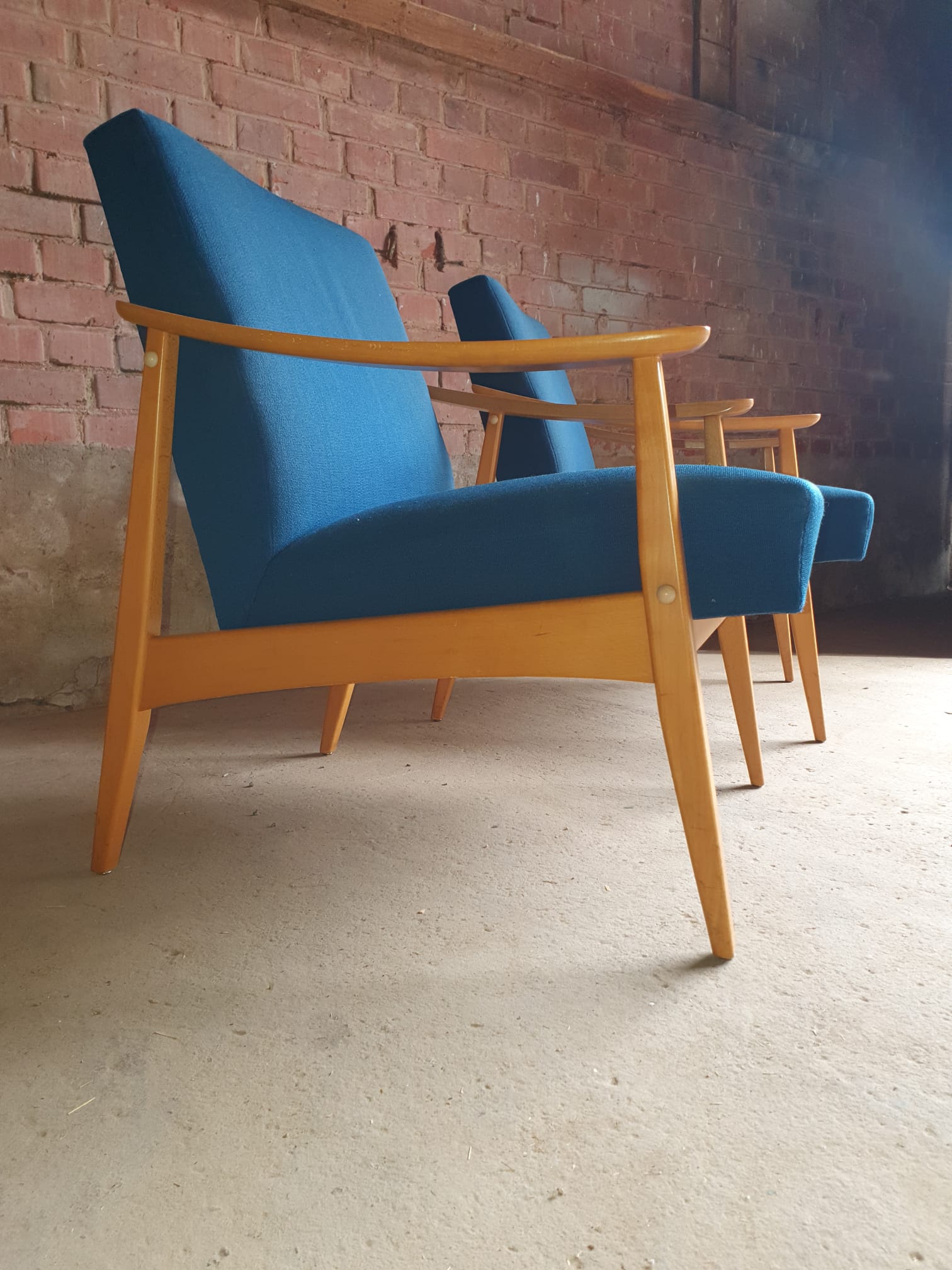 Pair of scandinavian armchairs 1970
