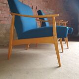 Pair of scandinavian armchairs 1970