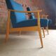 Paire de fauteuils scandinave 1970