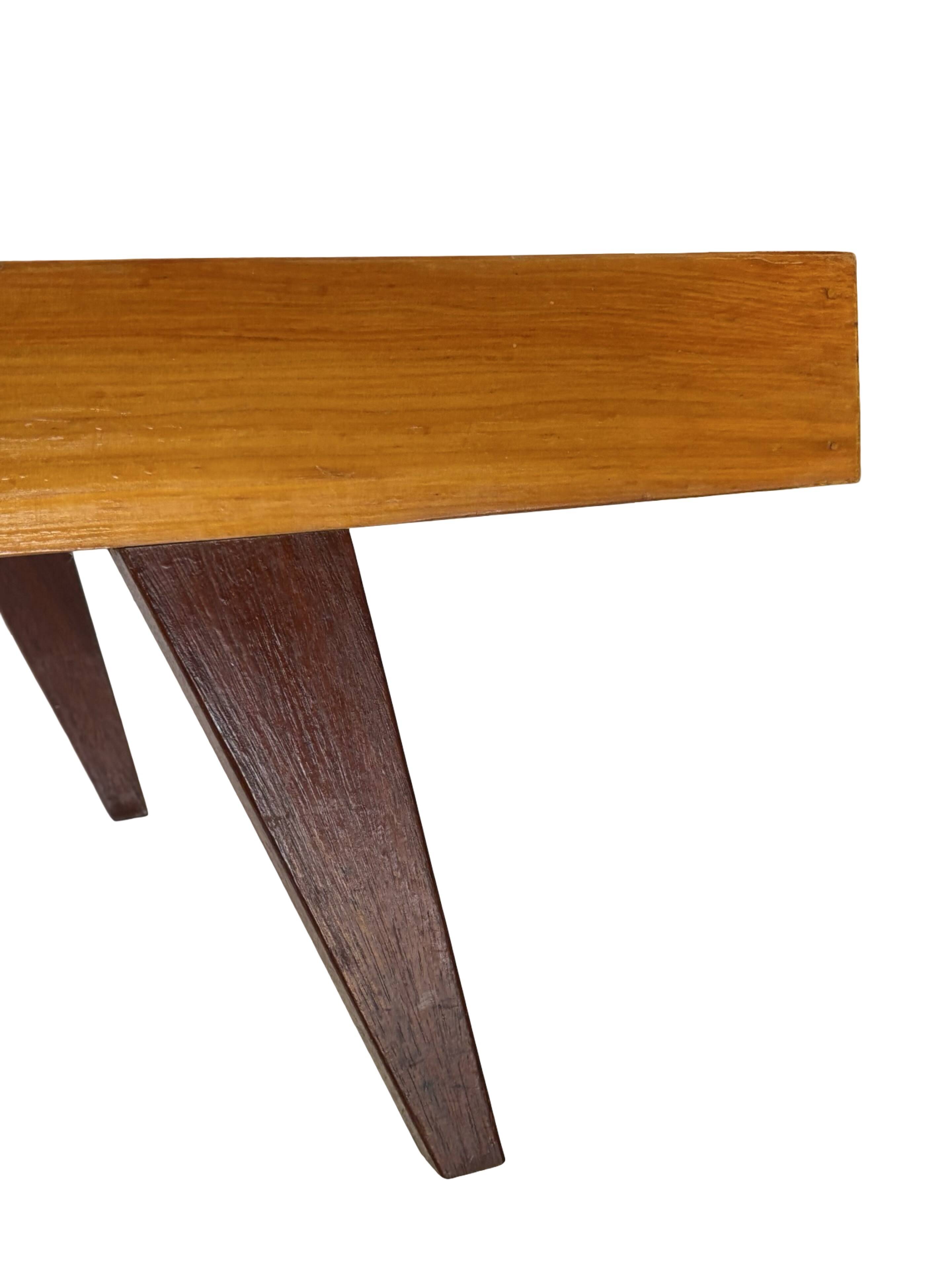 Vintage daybed minimalist design in Teak and Oak 1960s