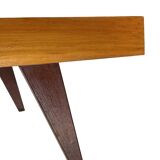 Vintage daybed minimalist design in Teak and Oak 1960s