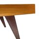 Lit vintage minimaliste en teck et chêne, années 1960