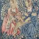 Aubusson tapestry, The Noble Amazon, Halluin stitch, 1950s