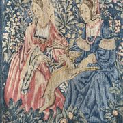 Aubusson tapestry, The Noble Amazon, Halluin stitch, 1950s