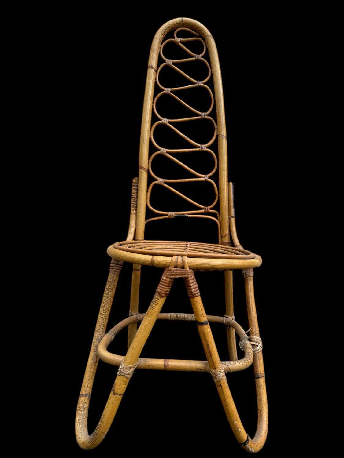 Bamboo Chairs by Dirk Van Sliedrecht for Rohe Noordwolde, 1960.Set of 3