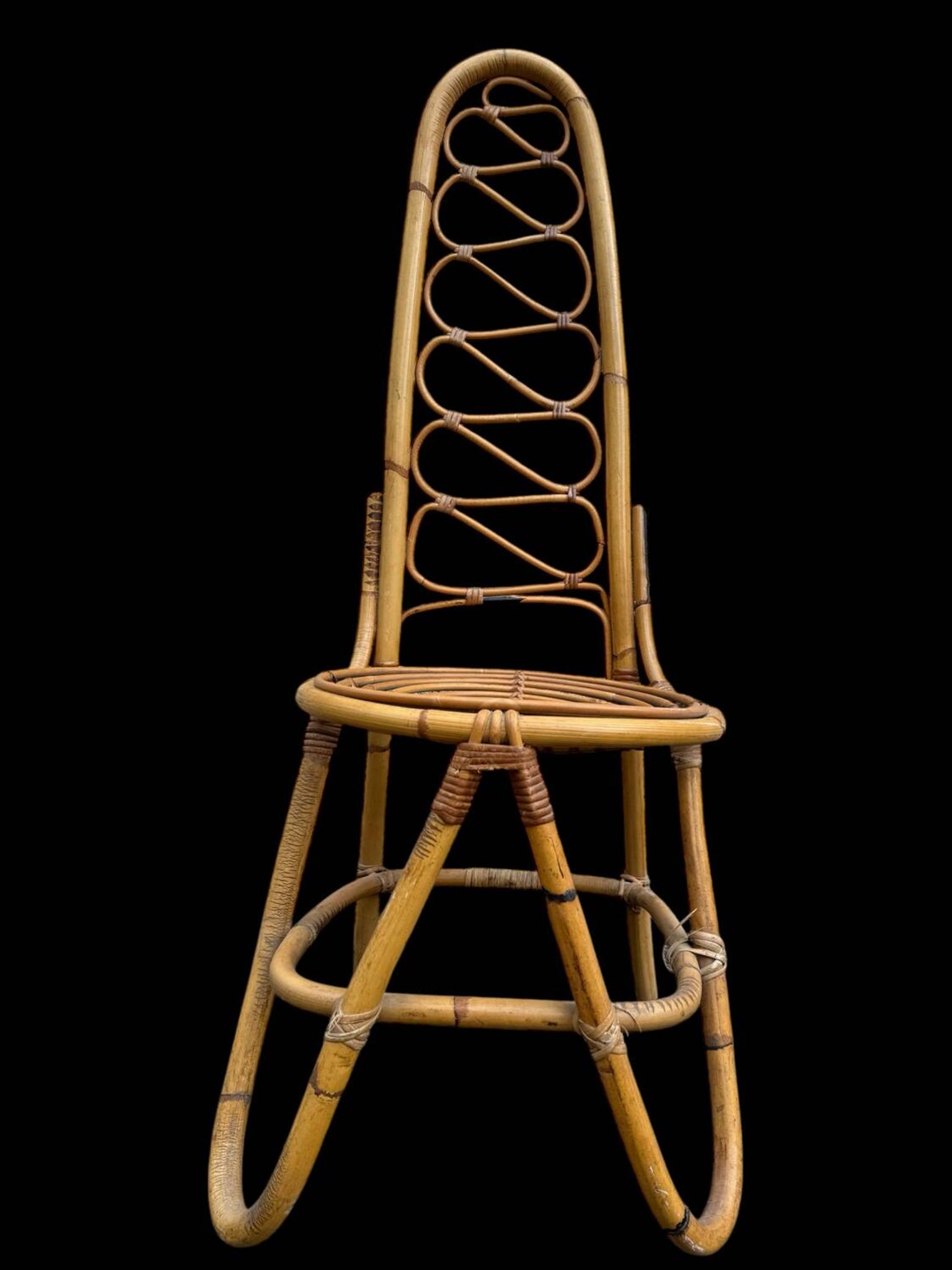 Bamboo Chairs by Dirk Van Sliedrecht for Rohe Noordwolde, 1960.Set of 3
