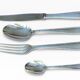 Alfenide Christofle silver-plated cutlery set - 48 pieces Rubans model