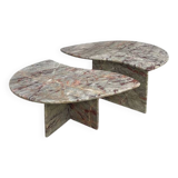 Table basse "Grain de café" en marbre, 1970