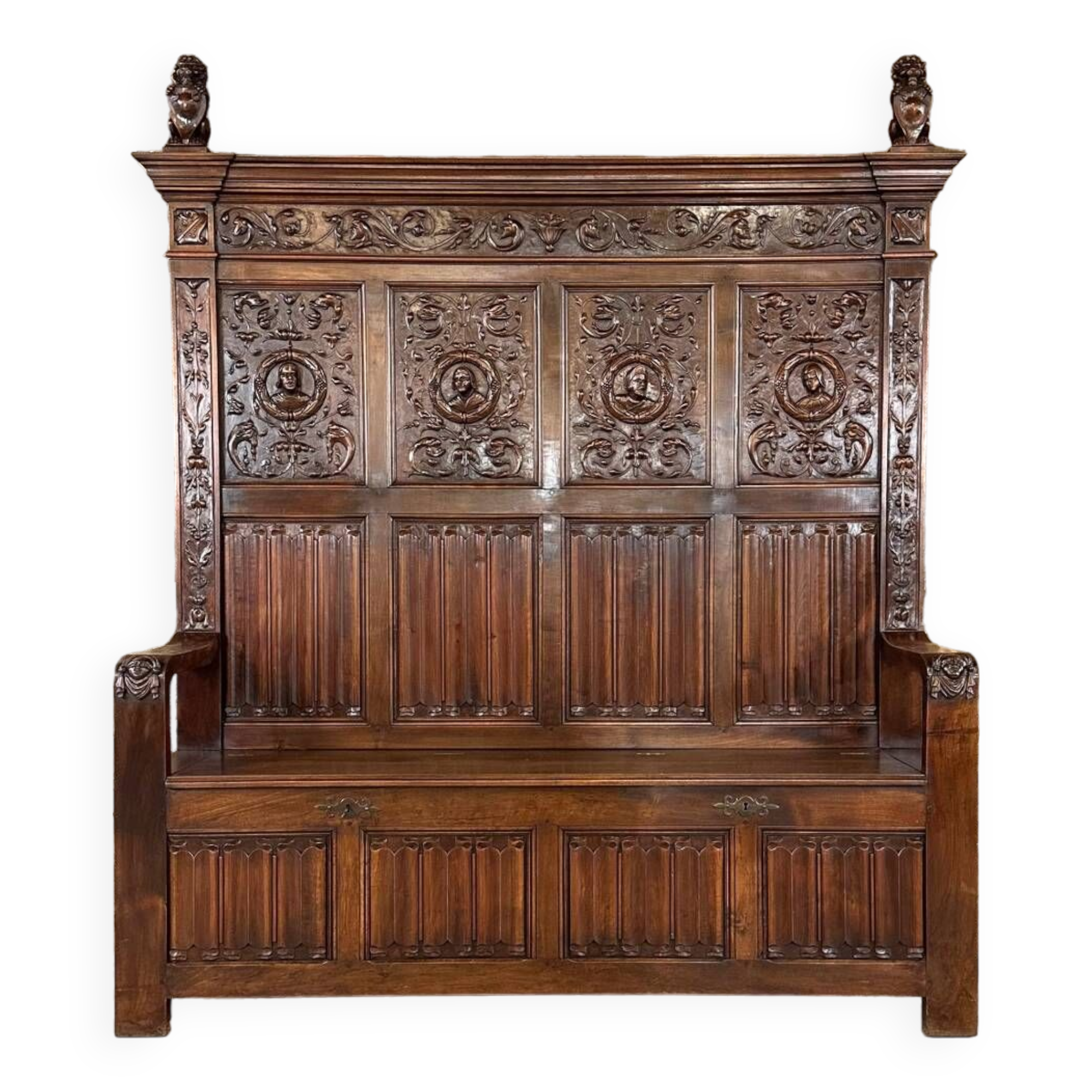 Renaissance style bank safe