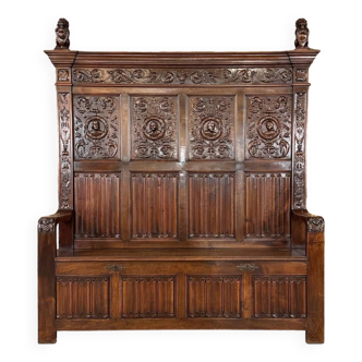 Renaissance style chest bench