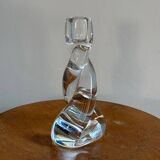 Vintage Sevres crystal candle holder